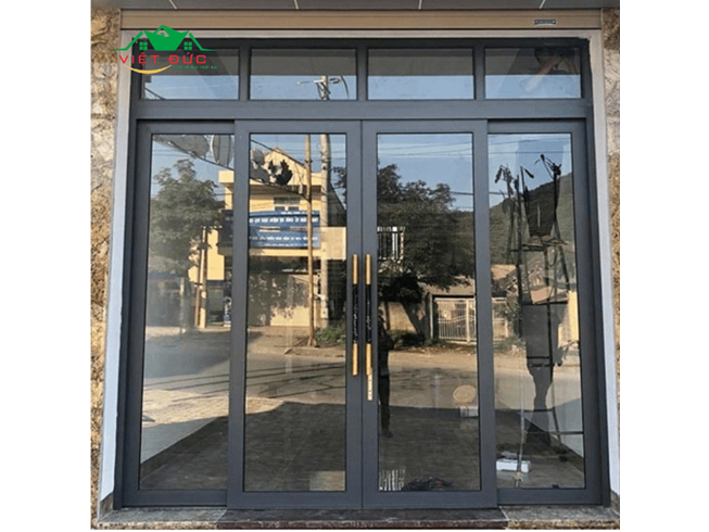 CỬA ĐI NHÔM XINGFA 4 CÁNH TRƯỢT QUAY